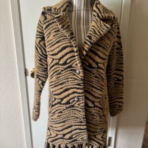 NVLT Animal Print Women's Coat NWT